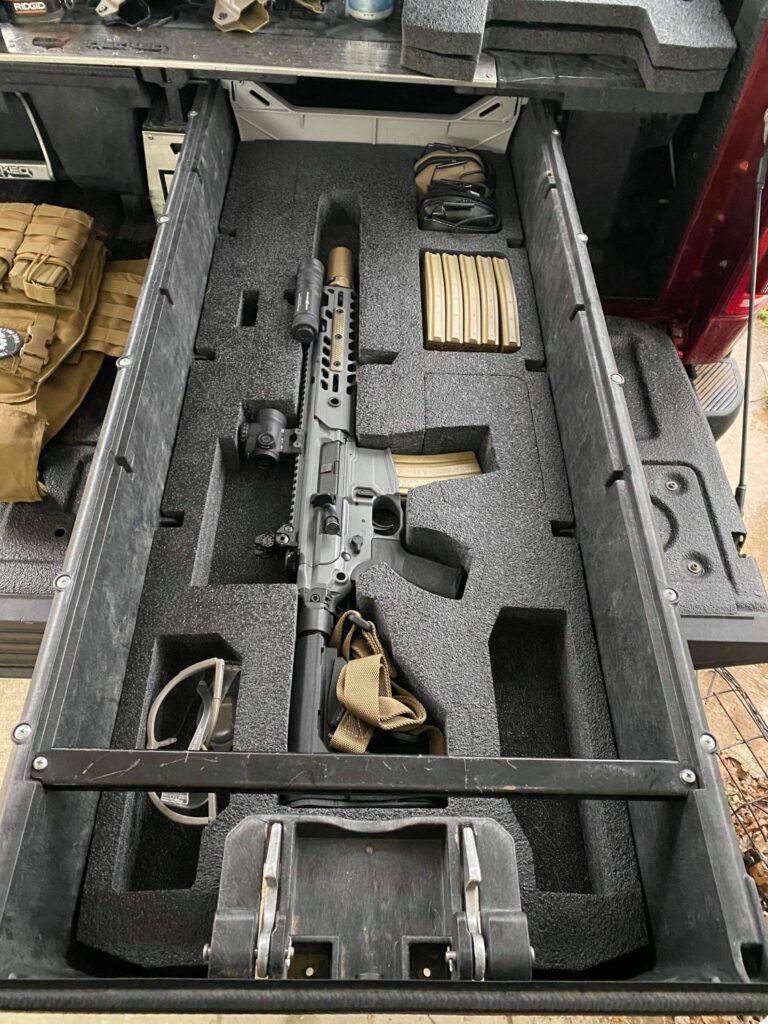 Decked Wide Bottom Base Ar15 V1 - Gunformz - Semi Custom Foam Case Kits