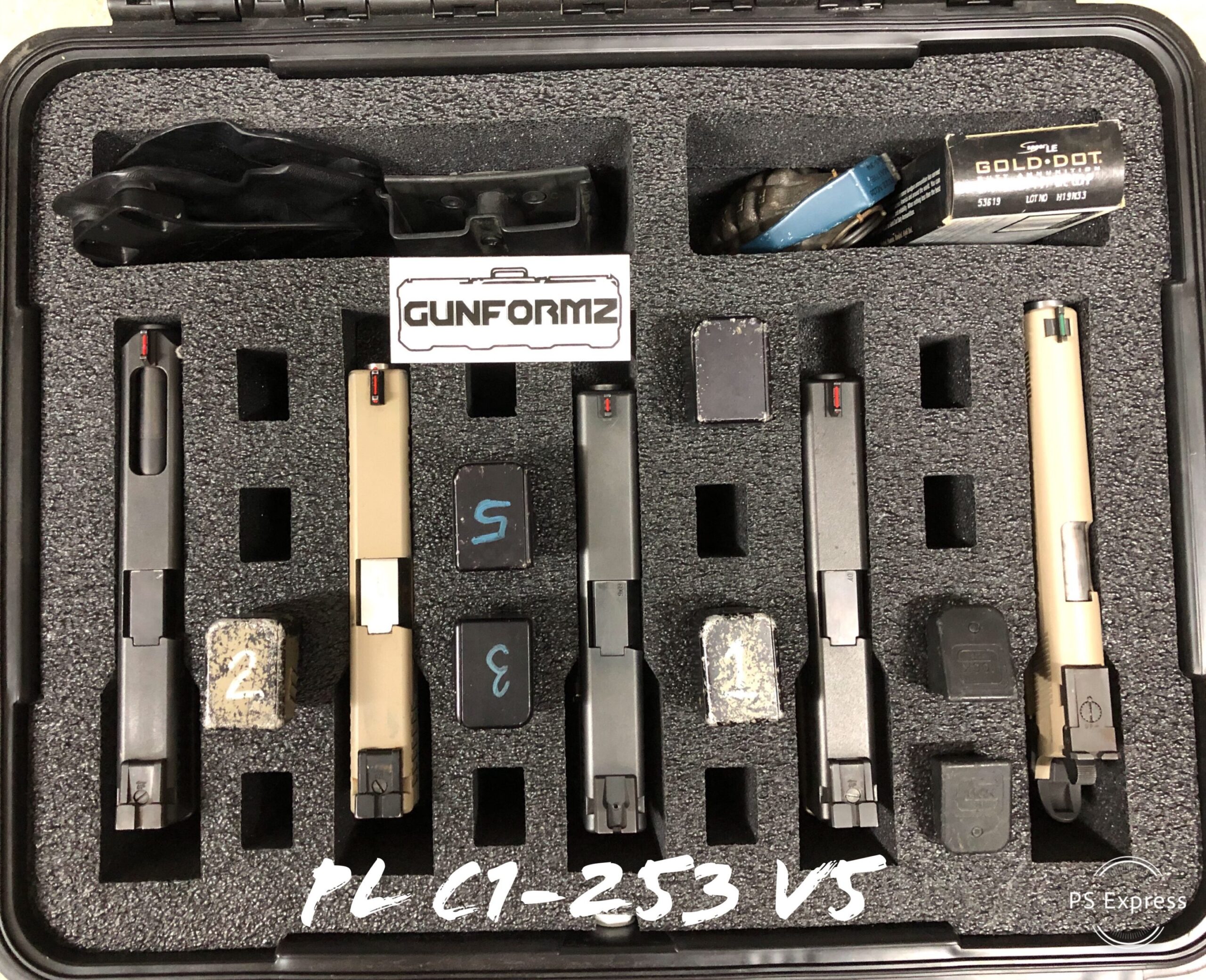 Condition 1 Pick-N-Pluck Foam Budget Custom Gun Case 