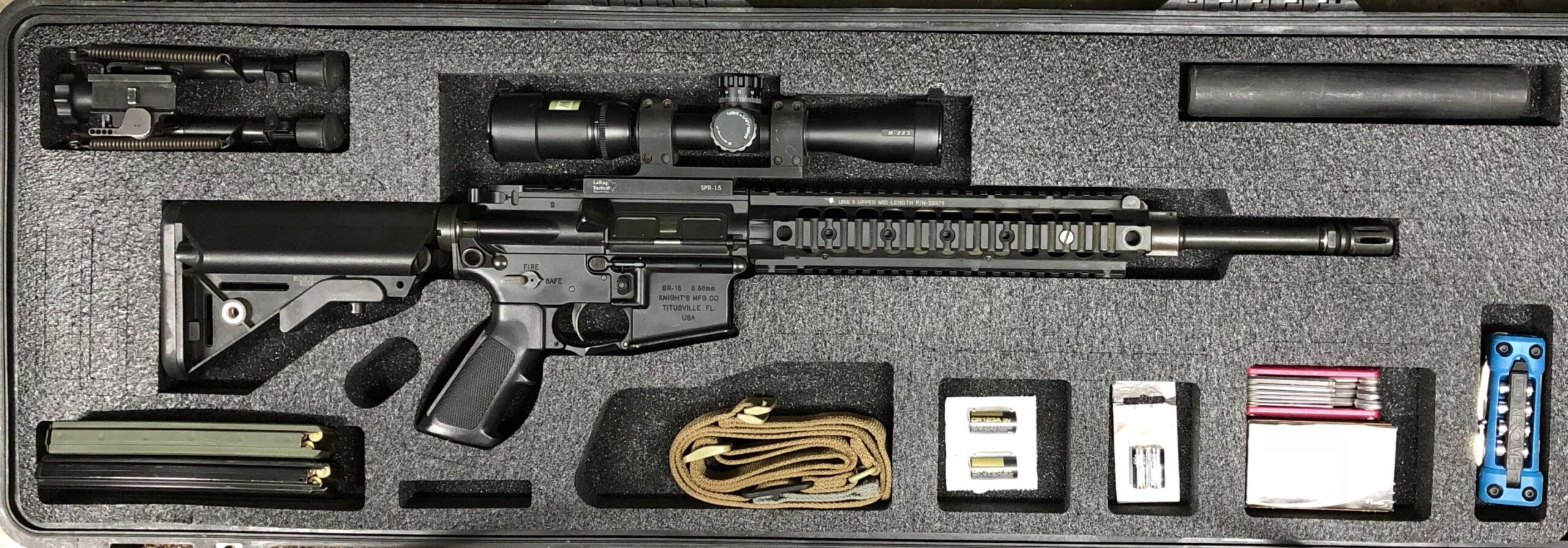 Pelican Case 1720 Foam Insert for Ruger Precision Rifle Folded with Sc —  Cobra Foam Inserts and Cases