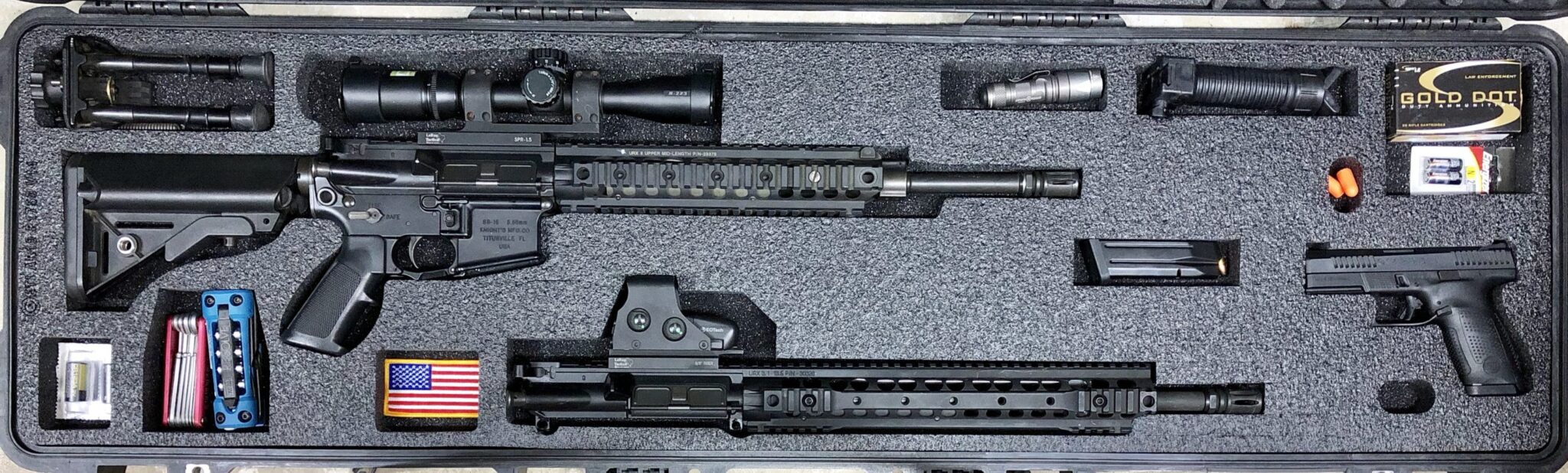 AR15 Pelican 1750 V14 Gunformz Semi Custom Foam Case Kits