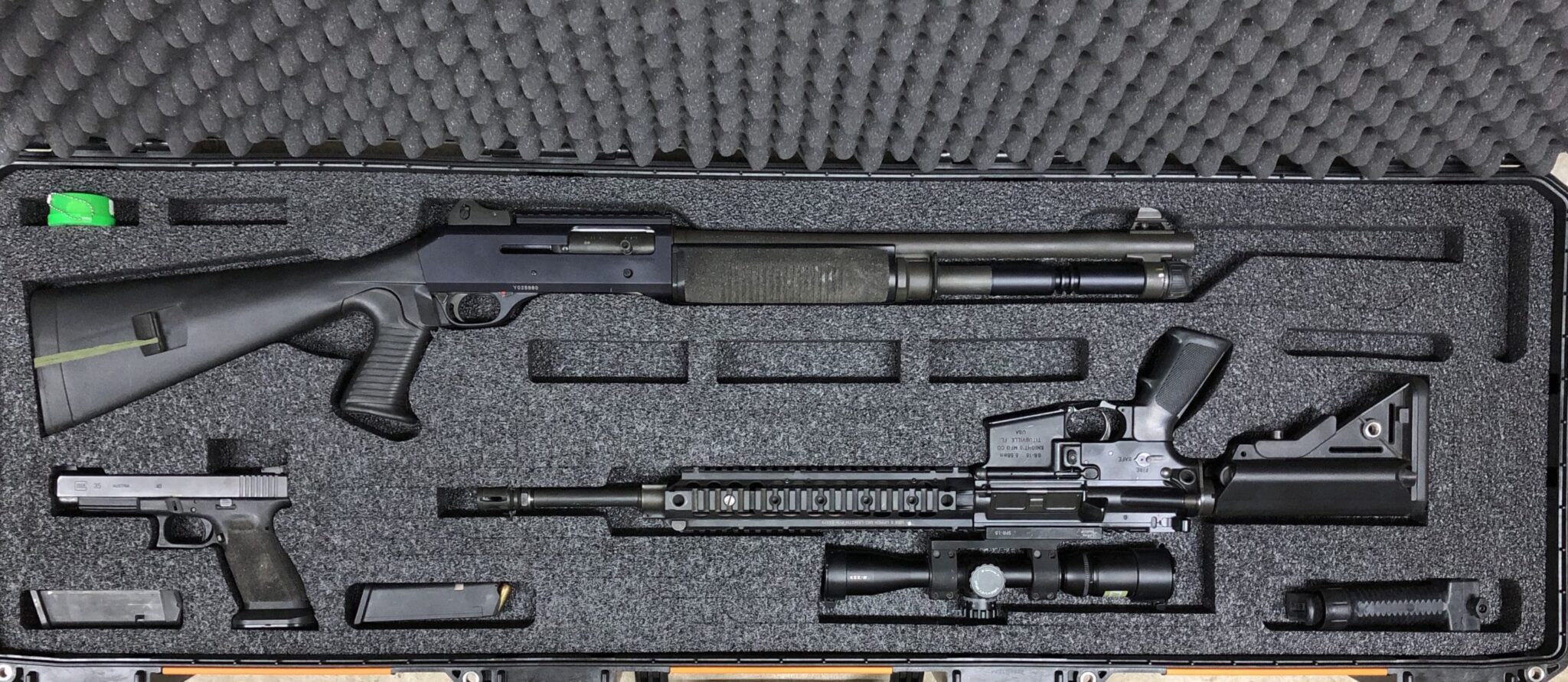 AR/ Shotgun Pelican Vault V800 V2 Gunformz Semi Custom Foam Case Kits