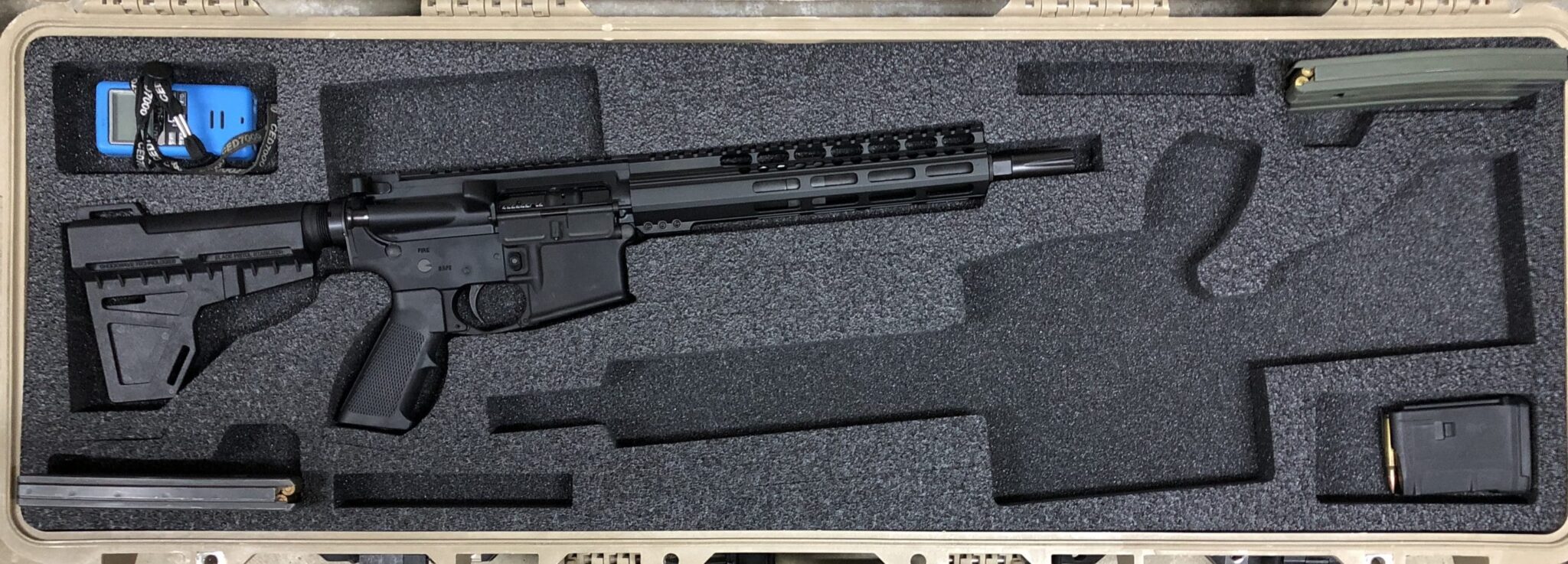 AR15 Pelican 1720 v8 Gunformz Semi Custom Foam Case Kits