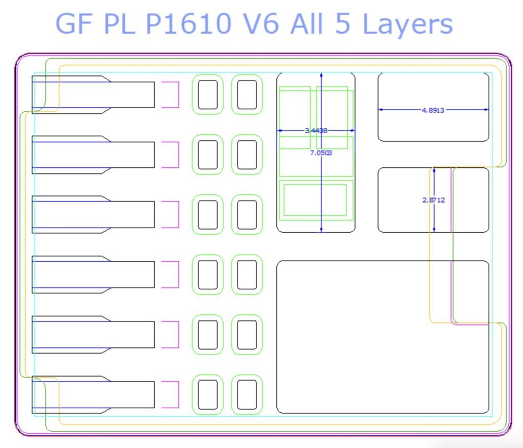 GUNFORMZ Pelican 1610 V6 Gunformz Semi Custom Foam Case Kits