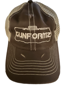 GUNFORMZ Distressed Trucker Hat Brown